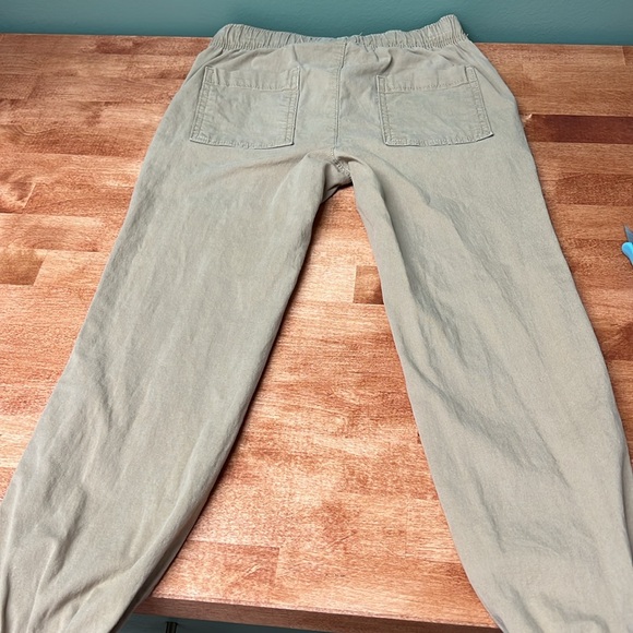 The children’s place Boys size 7 khaki pants joggers, with drawstring-EUC - Picture 3 of 6
